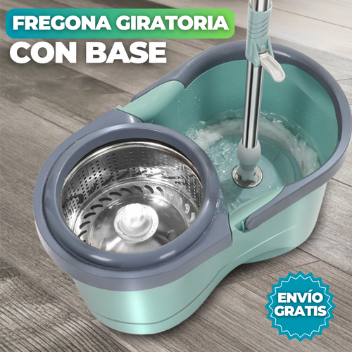 TRAPEADOR GIRATORIO 360 CON BALDE ESCURRIDOR