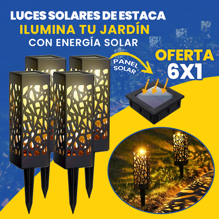 Luces Solares de Estaca Para Jardín PROMO