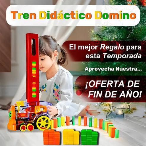 Tren  Domino Juguete Infantil Con Luz Y Sonido