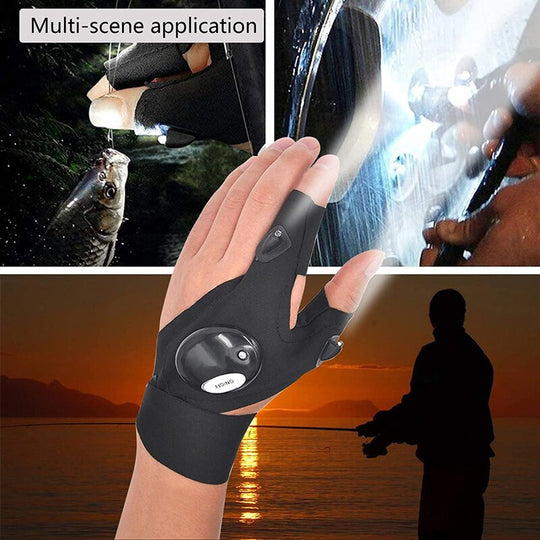 GUANTES CON LUZ LED