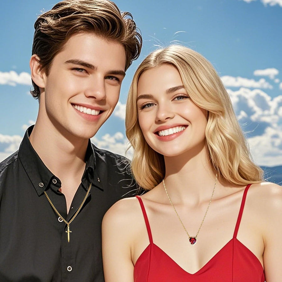 Collare corazón y espada