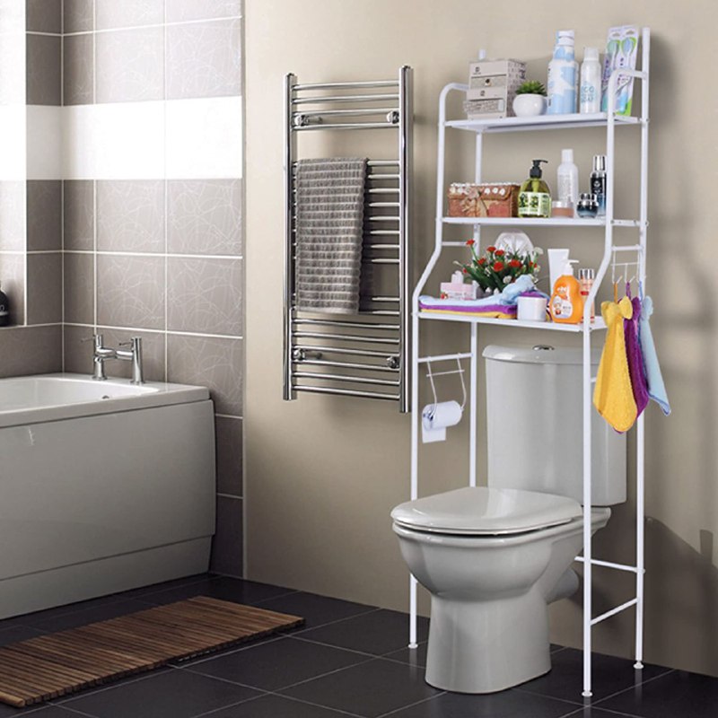 Estante Organizador Para Baño Sobre Inodoro De 3 Niveles.