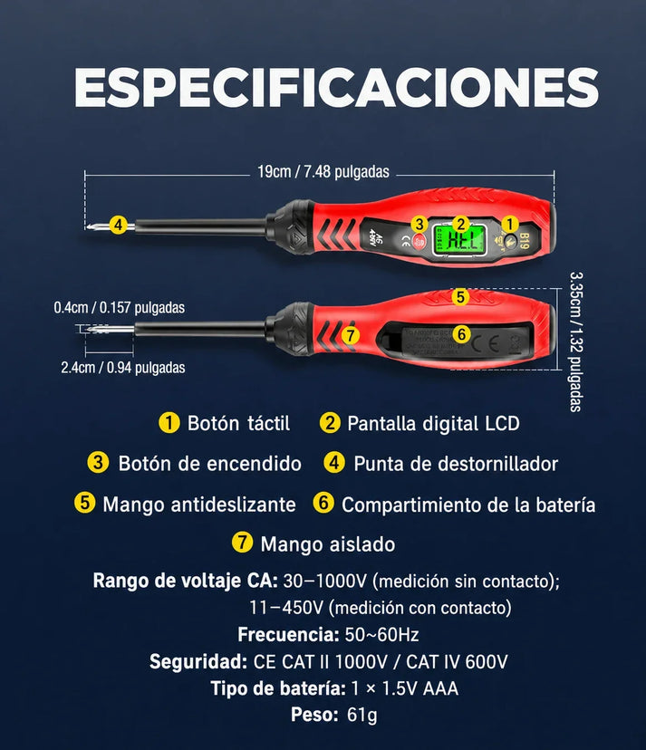 PROBADOR DE CIRCUITO ELECTRICO