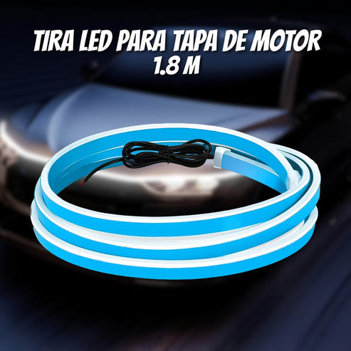 TIRA LED DINÁMICA FLEXIBLE PARA CAPÓ DE AUTO