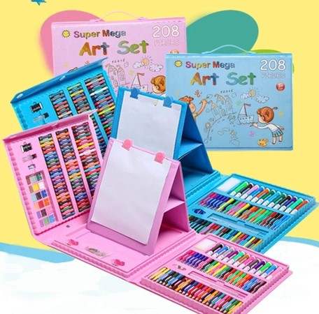 Mega Set de Arte de 208 piezas