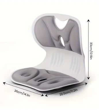 Cojín Ergonómico de Asiento con Respaldo Integrado