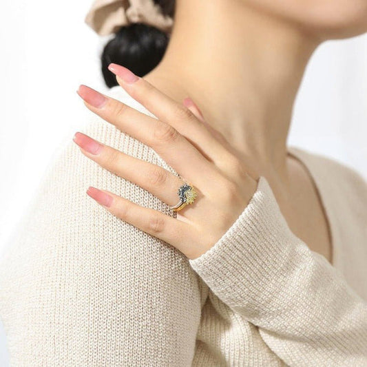 Anillos Sol y Luna celestiales