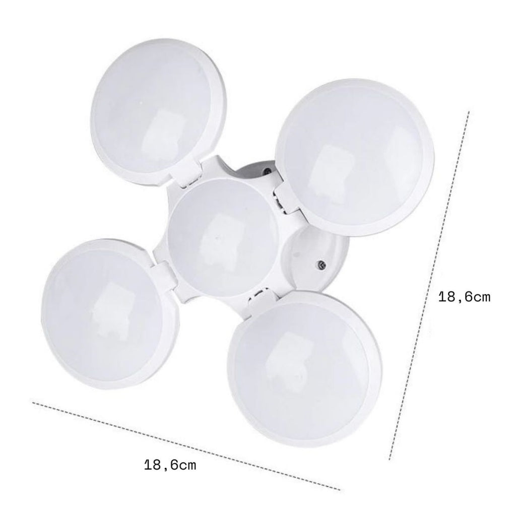 Foco Solar Led Recargable Forma Balón