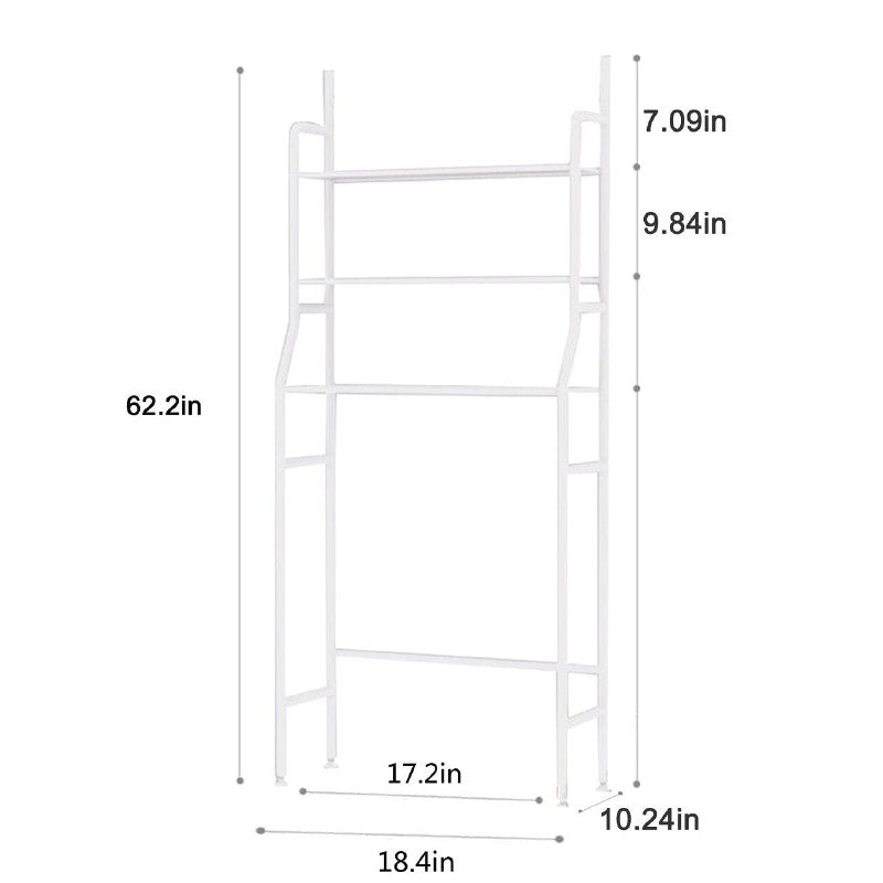 Estante Organizador Para Baño Sobre Inodoro De 3 Niveles.