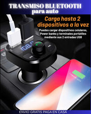 DriveTune™ - Transmisor FM con Bluetooth para Autos