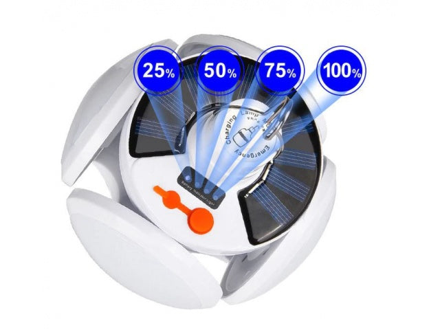 Foco Solar Led Recargable Forma Balón