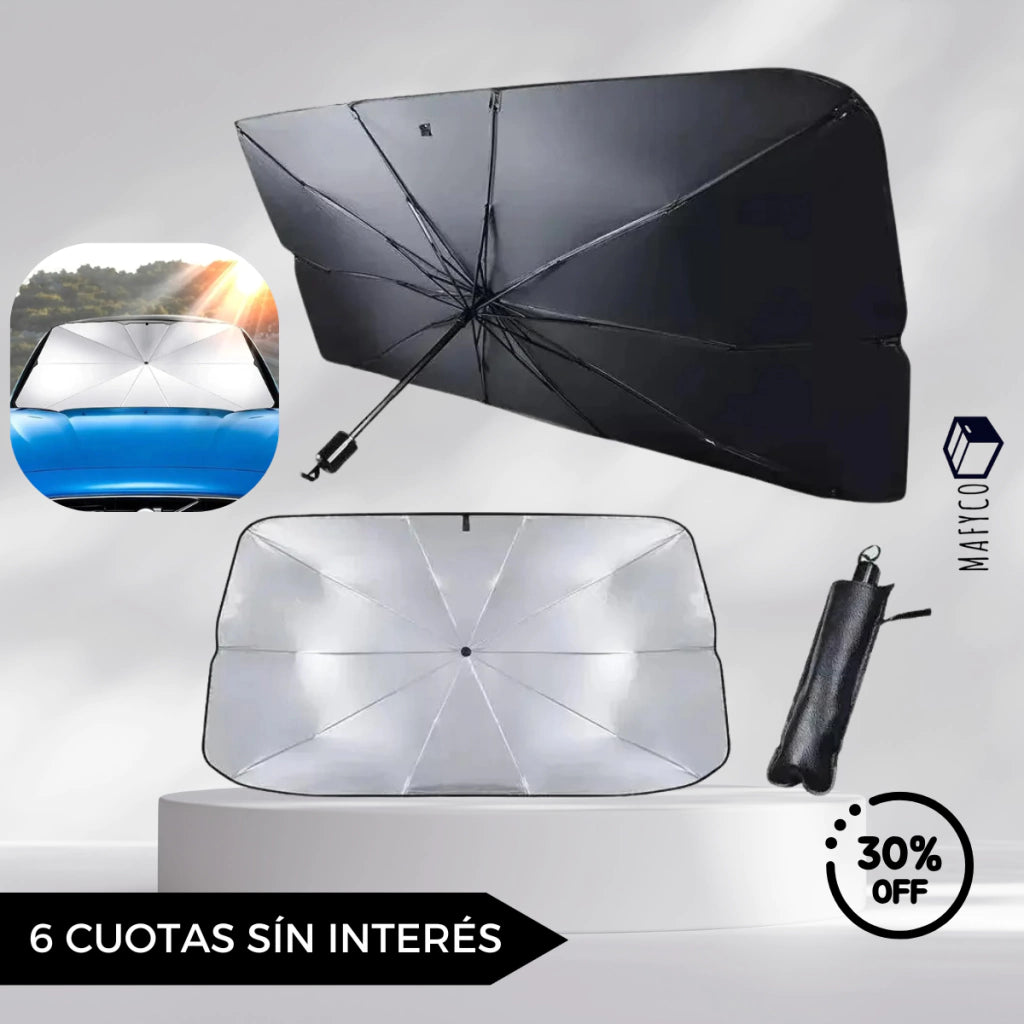 Parasol Cortina Paraguas Plegable