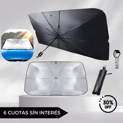 Parasol Cortina Paraguas Plegable