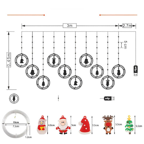 Figuras Navideñas con( Aros)