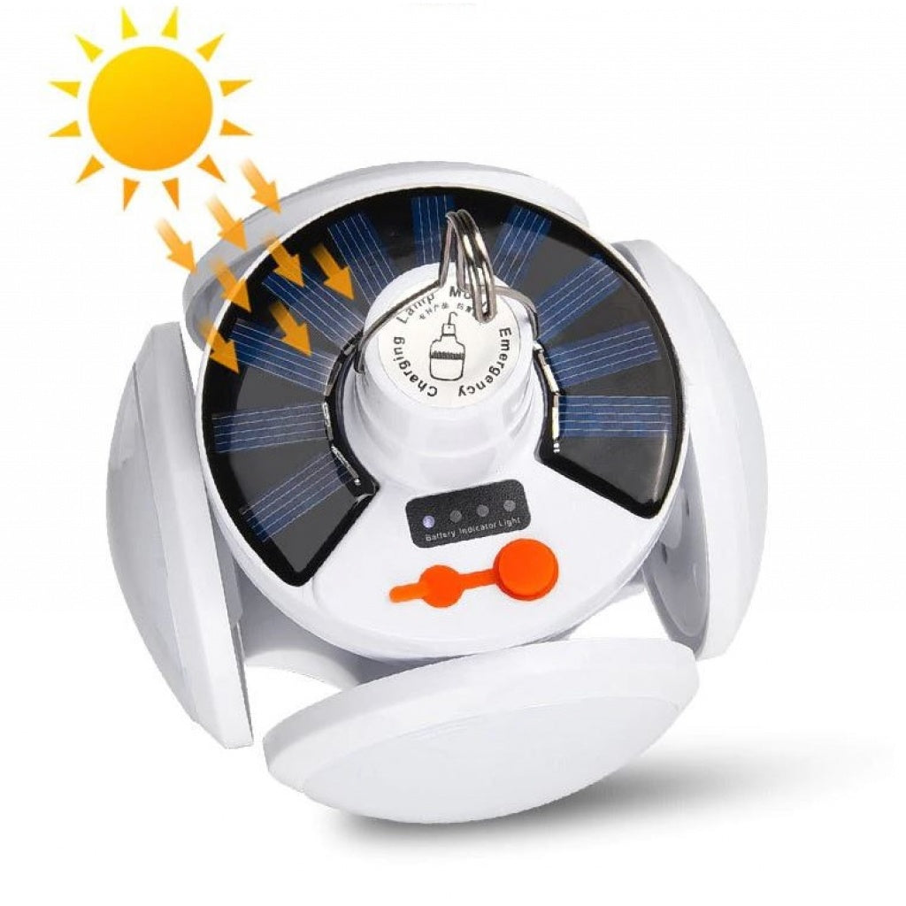 Foco Solar Led Recargable Forma Balón