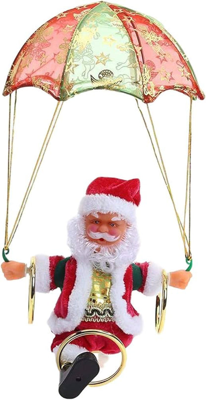 Papá Noel en paracaídas🎅🏻